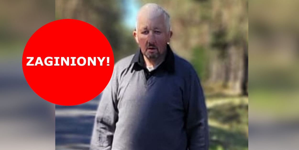 Zaginiony Józef Bogaczyk. Fot. mat KMP Kalisz