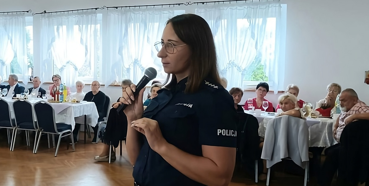 Monika Kołaska z pleszewskiej policji