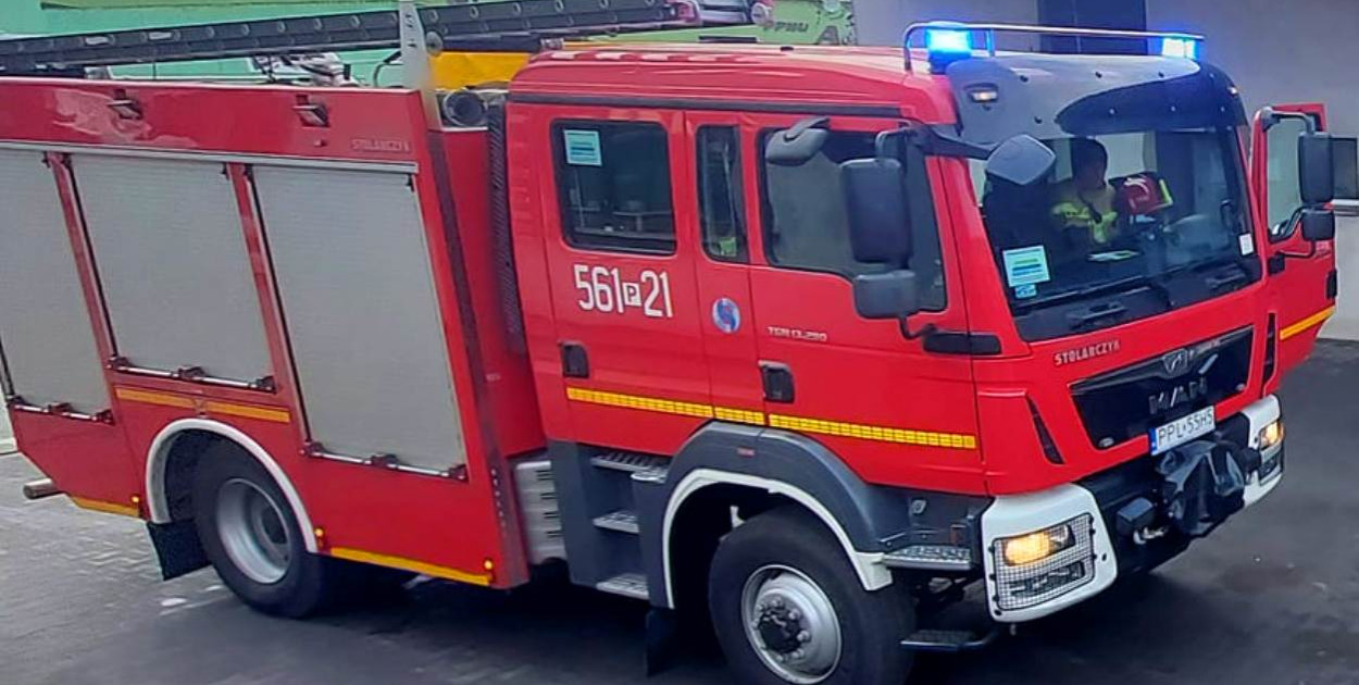 Akcja w gminie Dobrzyca. Na miejscu kilka zastępów straży