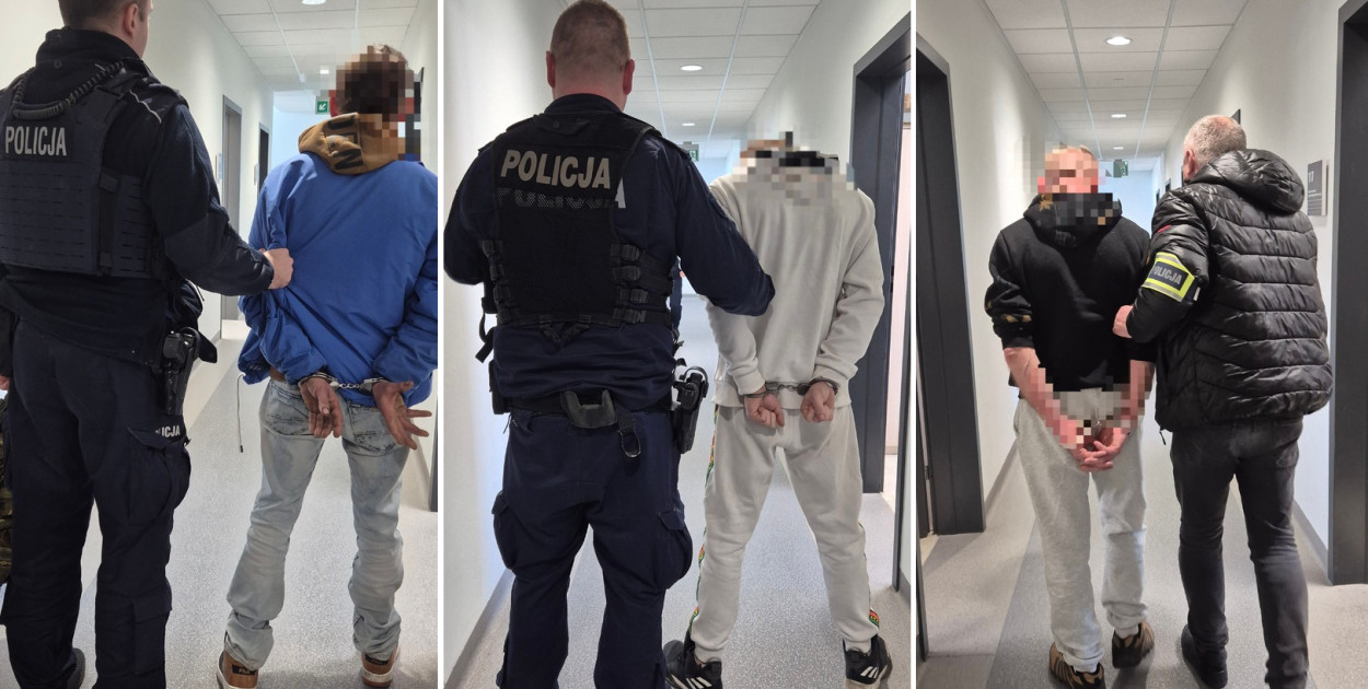 Wielka akcja policji w Pleszewie. Zatrzymano pięć osób