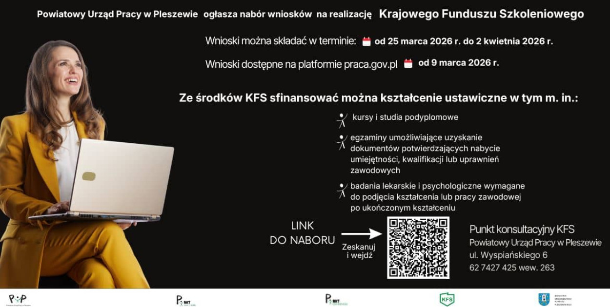 Nabór wniosków o przyznanie środków KFS na finansowanie kosztów kształcenia