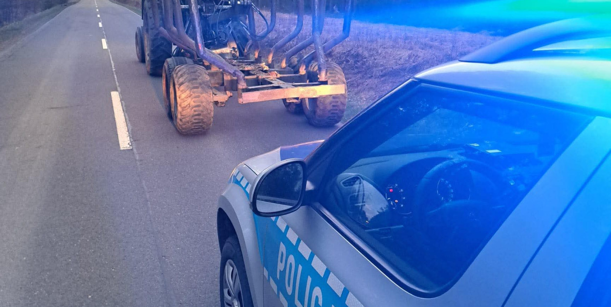 Region: totalnie pijany traktorzysta zatrzymany