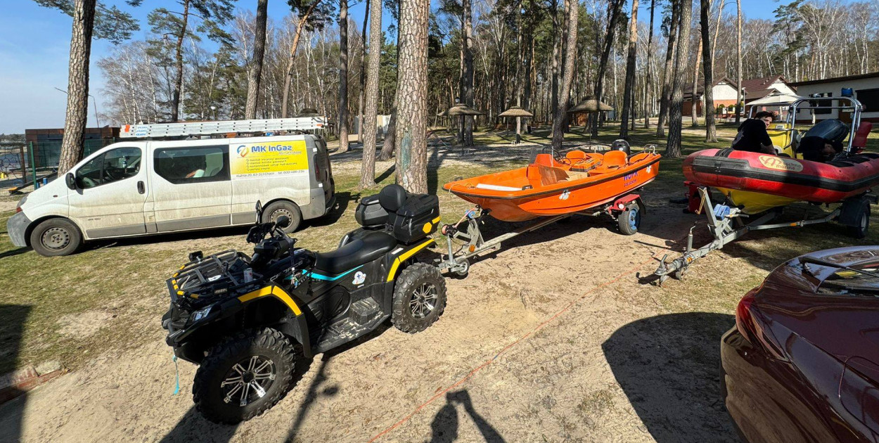 Sezon jeszcze się nie zaczął, a ratownicy w Gołuchowie już muszą działać