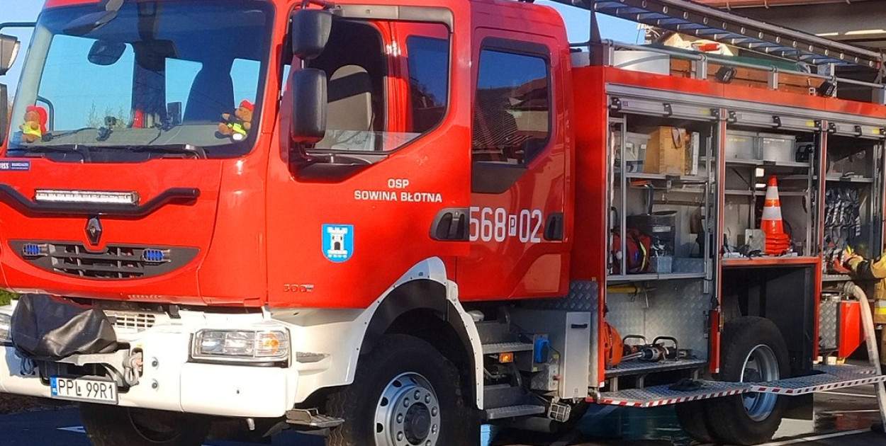 Pożar w Taczanowie Drugim. To był pracowity dzień dla strażaków