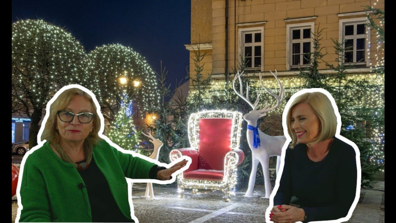 Anielskie Święta 2023 na rynku. Rozmowa z I. Świątek - zastępcą burmistrza Pleszewa